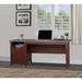 TOOU Executive Desk Wood in Brown/Gray | 29.6 H x 71 W x 23.6 D in | Wayfair SBSD1225WDCG