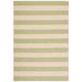 Green/White 31 x 0.02 in Area Rug - Highland Dunes Bridgeman Striped Beige/Sage Green Indoor/Outdoor Area Rug | 31 W x 0.02 D in | Wayfair