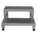 WFX Utility™ Admer 2 - Step Aluminum Step Stool Aluminum in Gray | 24.125 W x 22.75 D in | Wayfair 25F49146E7C34307914882E788ED8398