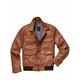 Mey & Edlich Herren Leather Blouson Regular Fit Grau einfarbig