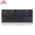 Redragon – clavier mécanique sans fil K621 Bluetooth 5.0 BT/2.4 Ghz filaire Ultra-fin profil