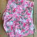 Lilly Pulitzer Shorts | Lilly Pulitzer Flamingo Print Callhoun Shorts, Sz 0 | Color: Pink/White | Size: 0