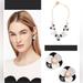 Kate Spade Jewelry | Kate Spade Pick A Posy Statement Set: Necklace And Earrings | Color: Black/Pink | Size: Os