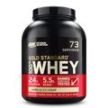 Optimum Nutrition Gold Standard 100% Whey Muscle Building and Recovery Protein Powder With Naturally Occurring Glutamine and BCAA Amino Acids, Vanilla Ice Cream Flavour, 76 Servings, 2.28 kg