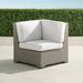 Small Palermo Corner Chair in Dove Finish - Rain Sand, Standard - Frontgate