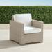 Small Palermo Lounge Chair in Dove Finish - Rain Resort Stripe Black - Frontgate