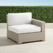 Palermo Right-facing Chair with Cushions in Dove Finish - Rumor Stone - Frontgate