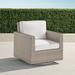 Small Palermo Swivel Lounge Chair with Cushions in Dove Finish - Olivier Sand - Frontgate