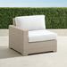 Palermo Left-facing Chair with Cushions in Dove Finish - Sailcloth Seagull - Frontgate
