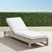 Palermo Chaise Lounge with Cushions in Dove Finish - Rain Sand, Standard - Frontgate