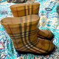 Burberry Shoes | Kids Burberry Rain Boots | Color: Brown/Tan | Size: 29/30 11/12