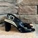 Kate Spade Shoes | Kate Spade Black Patent Leather Sling Back Pumps / Sz 7 | Color: Black | Size: 7