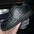 Nike Shoes | Black Low Top Toddler Air Forces 1s | Color: Black | Size: 8b