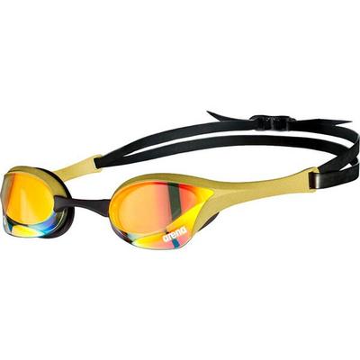 arena Unisex Wettkampf Schwimmbrille Cobra Ultra Swipe Mirror, Größe - in YELLOW COPPER-GOLD