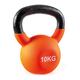 Bestfor 10kg Cast Iron Neoprene Coated Kettlebells, Ideal for Home Gym Exercise Training Weights for Fitness and Strength, Easy Grip Kettlebell Anti Roll Design 10 kg Weight.