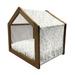 East Urban Home Mint Green Wood Dog House Wood House in Brown | 22.44 H x 23.62 W x 17.72 D in | Wayfair 966B593A3A2F44498D1FC51661071D80