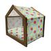 East Urban Home Blue Wood Dog House Wood House in Brown | 22.44 H x 23.62 W x 17.72 D in | Wayfair 371CF5A2C5EA4966B722BE011D558F20