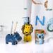 Zoomie Kids Wantagh Animal Alphabet 3 Piece Bathroom Accessory Set Resin in Blue/Brown/Yellow | Wayfair 9E3229FEF4934E90A5355F80933813DD