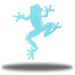 Red Barrel Studio® Tree Frog Wall Décor Metal in Blue | 12 H x 10.25 W x 0.0625 D in | Wayfair 2E6941DC20C14FA0869E2CE8371375AD