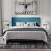 Latitude Run® Low Profile Platform Bed Linen in Blue | 43.3 H x 76.7 W x 82.2 D in | Wayfair 68B9B45594EA489FB13DE32EDD80FC99