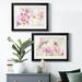 Red Barrel Studio® Pink Cosmos I - 2 Piece Picture Frame Print Set Paper, Solid Wood in Indigo/Pink/Red | 36.5 H x 53 W x 1 D in | Wayfair