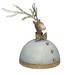 The Holiday Aisle® Deer in Half a Snowball Decorative Accent Metal | 4.5 H x 3.5 W x 3.5 D in | Wayfair DBAD48A18A27486982FAA0248D22CA26