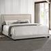 Latitude Run® Makemson Low Profile Standard Bed Upholstered/Polyester in White | 49.75 H x 80.125 W x 85.25 D in | Wayfair