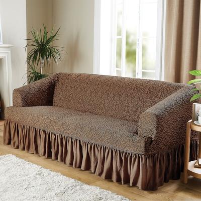 Sofa Cover Brown Width 210-260cm
