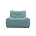 DOMO. Collection Boho Loveseat, Sessel, Polstersessel im Boho-Style, Sofa, Couch, Bigsofa in petrol