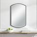 Uttermost Shield 38" x 24" Framed Contemporary Vanity Bathroom Mirror