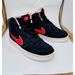 Nike Shoes | Nike Vandal High Supreme Sneakers Valentines Day Black Pink Red Womens Size 6 | Color: Pink/White | Size: 6