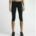 Nike Pants & Jumpsuits | Nike Womens Dri-Fit Tight Fit Running Capri Pants/Leggings/Tights | Color: Black/White | Size: S