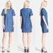 Kate Spade Dresses | Kate Spade Quilted Chambray Shift Dress | Color: Blue | Size: 0