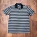 Nike Shirts | Men Nike Short Sleeve Shirt Golf Polo Drifit Black White Striped Sz Medium Poly | Color: Black/White | Size: M