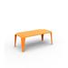 Vondom Plastic Outdoor Side Table Plastic in Orange | 28.75 H x 35.5 W x 74.75 D in | Wayfair 60004F-Orange