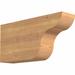 Ekena Millwork 3 1/2"W x 8"H x 16"L Carmel Smooth Rafter Tail Wood in Brown | 8 H x 3.5 W x 16 D in | Wayfair RFT04X08X16CAR00SWR