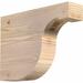 Ekena Millwork 3 1/2"W x 12"H x 16"L Del Monte Smooth Rafter Tail Wood in Brown | 12 H x 3.5 W x 16 D in | Wayfair RFT04X12X16DEL00SDF