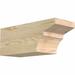 Ekena Millwork 6"W x 6"H x 16"L Monterey Rough Sawn Rafter Tail Wood in Brown | 6 H x 6 W x 16 D in | Wayfair RFT06X06X16MON00RDF