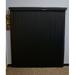 Symple Stuff Frisco Cordless Room Darkening Black Vertical Blind Synthetic Fabrics in Brown | 48 H x 54 W x 3.5 D in | Wayfair