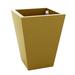 Vondom Nano Resin Pot Planter Resin/Plastic in Brown | 14.25 H x 7 W x 7 D in | Wayfair 41218F-Champagne