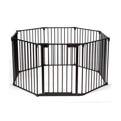 Costway Adjustable Panel Baby Safe Metal Gate Play...