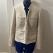 J. Crew Jackets & Coats | J.Crew Tweed Blazer Size 6 Euc | Color: Cream/Gold | Size: 6