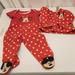 Disney Matching Sets | Disney Minnie Mouse 3 Piece Red Baby Outfit | Color: Red/White | Size: 3-6mb