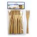 Bamboo Fork - 12 pcs by RSVP International in Brown