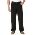 Men's Big & Tall Wrangler® Relaxed Fit Classic Jeans by Wrangler in Black Denim (Size 36 29)