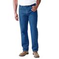 Men's Big & Tall Wrangler® Relaxed Fit Stretch Jeans by Wrangler in Stonewash (Size 58 28)