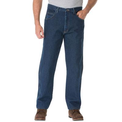 Men's Big & Tall Wrangler® Relaxed Fit Classic Jeans by Wrangler in Antique Navy (Size 54 34)