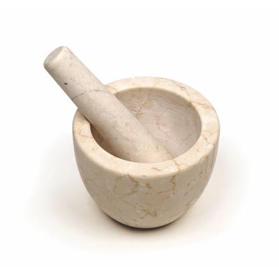 Marble Mortar and Pestle - Beige by RSVP International in Beige