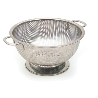 Precision Pierced Colander 3 Qt by RSVP International in Gray
