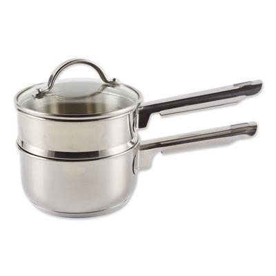 1 Qt Double Boiler - Induction by RSVP International in Gray